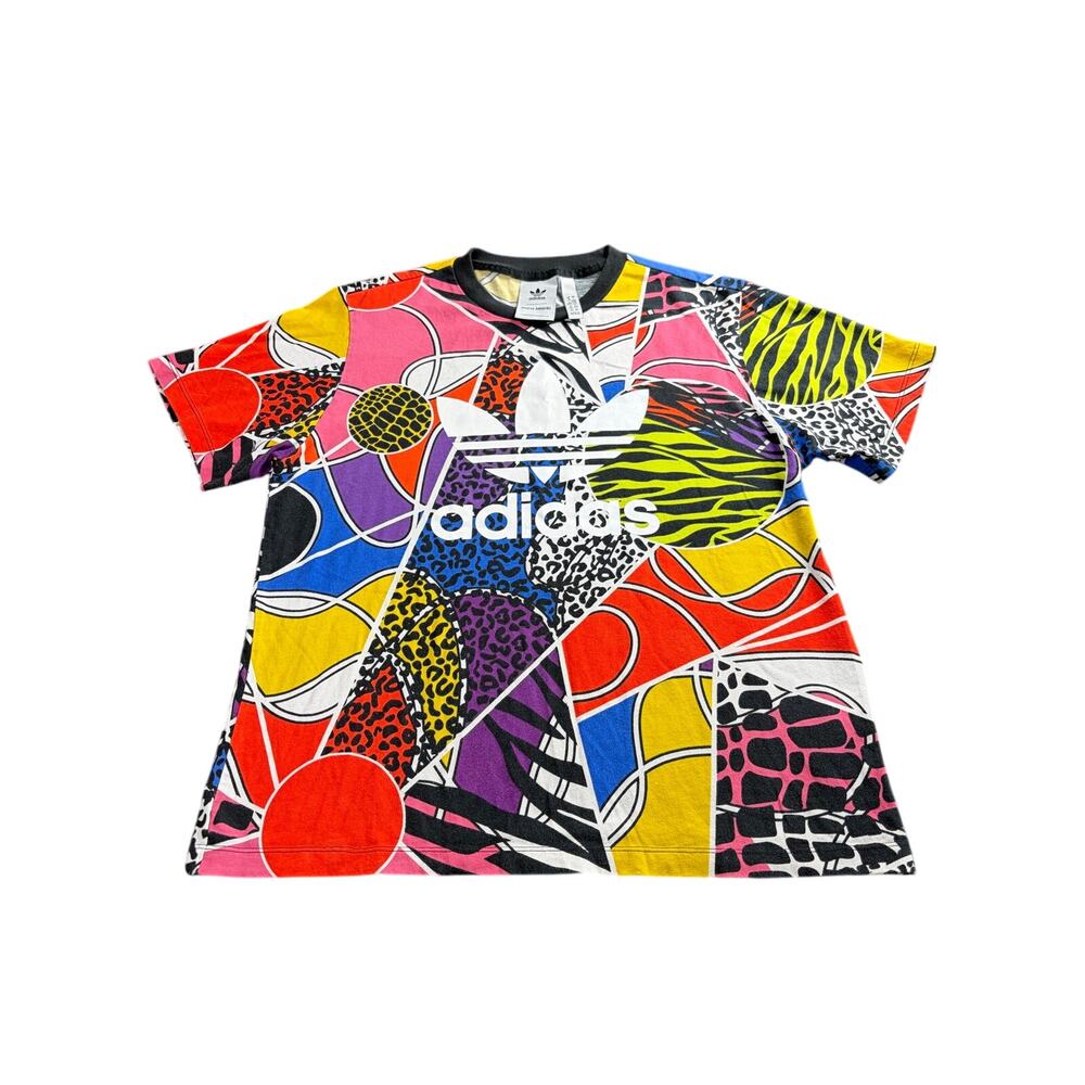 Adidas Originals x Rich Mnisi All-Over Graphic Tee Women’s/Unisex size Large